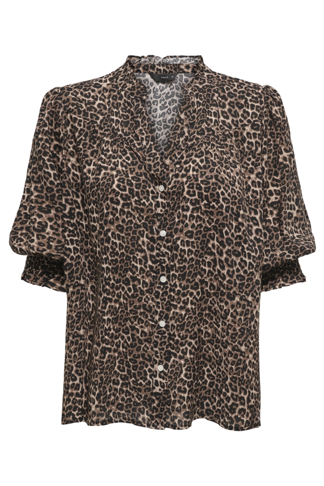 ONLRAYA 3/4 SHIRT WVN NOOS 15332997 Silver Mink/ANIMAL